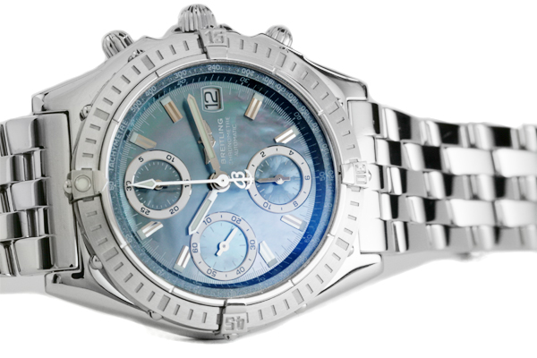 ֥饤ȥ (BREITLING) ޥ֥ѡ롦֥å / Υޥå2000 / MOTHER OF PEARL BLACK / CHRONOMAT2000 [A147BMPPA]