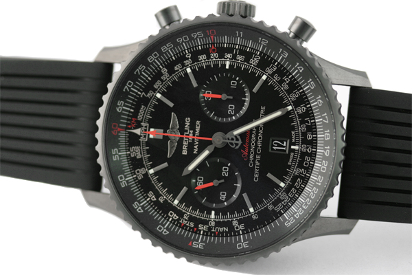 ֥饤ȥ (BREITLING) ʥӥޡ46֥å / NAVITIMER 46 BLACKSTEEL [M017B51RPB]