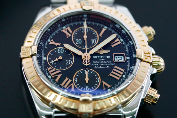 ֥饤ȥ (BREITLING) Υޥå / / CHRONOMAT   STEEL AND ROSE GOLD [C156B21PAC]