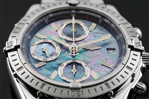 ֥饤ȥ (BREITLING) ޥ֥ѡ롦֥å / Υޥå2000 / MOTHER OF PEARL BLACK / CHRONOMAT2000 [A147BMPPA]