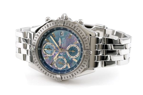 ֥饤ȥ (BREITLING) ޥ֥ѡ롦֥å / Υޥå2000 / MOTHER OF PEARL BLACK / CHRONOMAT2000 [A147BMPPA]