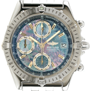 ֥饤ȥ (BREITLING) ޥ֥ѡ롦֥å / Υޥå2000 / MOTHER OF PEARL BLACK / CHRONOMAT2000 [A147BMPPA]