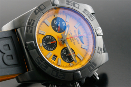 ֥饤ȥ (BREITLING) Υޥå 44 ֥å ڥ ǥ / CHRONOMAT 44 BLACKSTEEL SPECIAL EDITION [M011I31XRV]